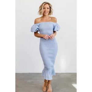 Baltic Born | Alana Smocked Midi Dress